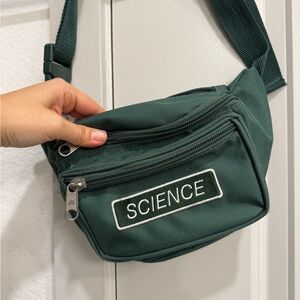 Science Green Crossbody Bag